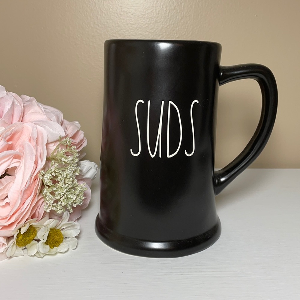 NWT Rae Dunn Black SUDS Mug